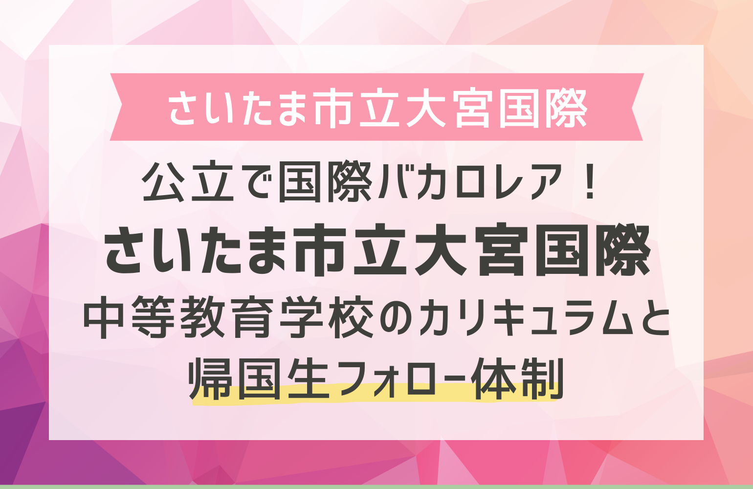 さいたま市立大宮国際中等教育学校版 志望校別お買い得セット さいたま市立大宮国際中等教育学校版「塾に通わなくても効率よく最短で