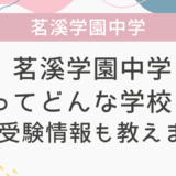 茗溪学園中学ってどんな学校？帰国受験情報も教えます！
