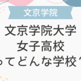 文京学院大学女子高校ってどんな学校？