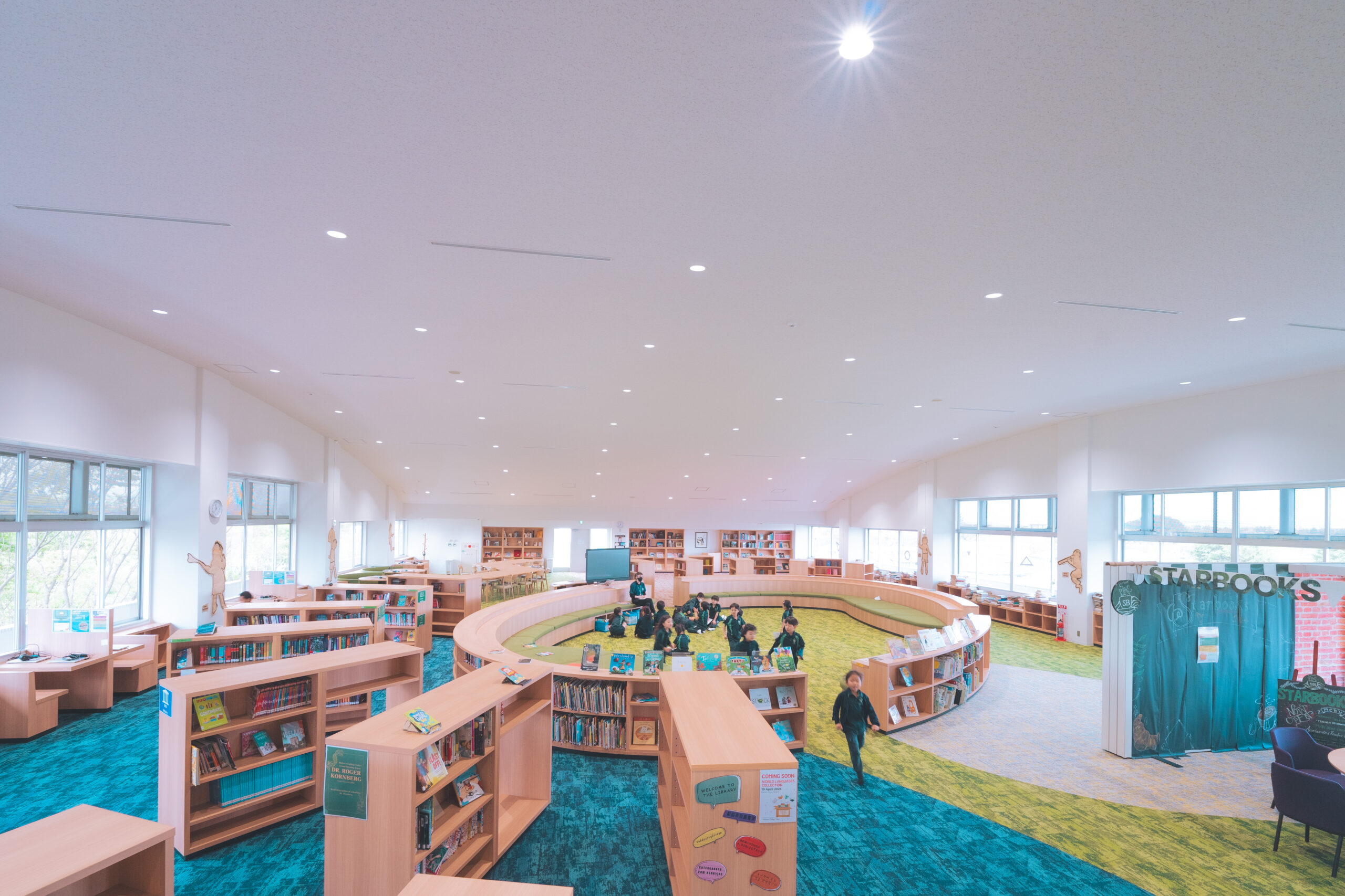 マルバーン・カレッジ東京の図書室