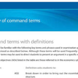 【IB DP】Exam対策に必須のCommand Termとは？